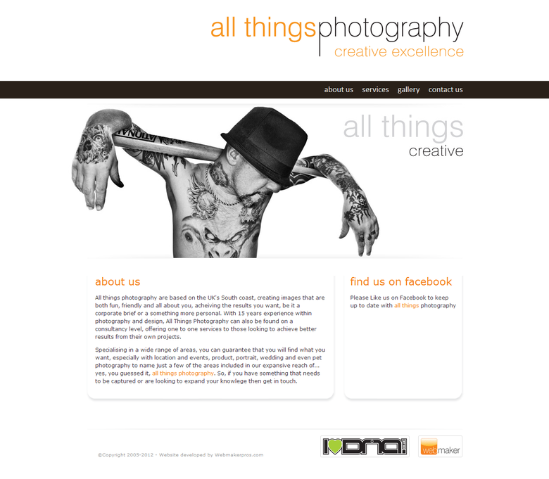 All Things Photography - Website Design and Development