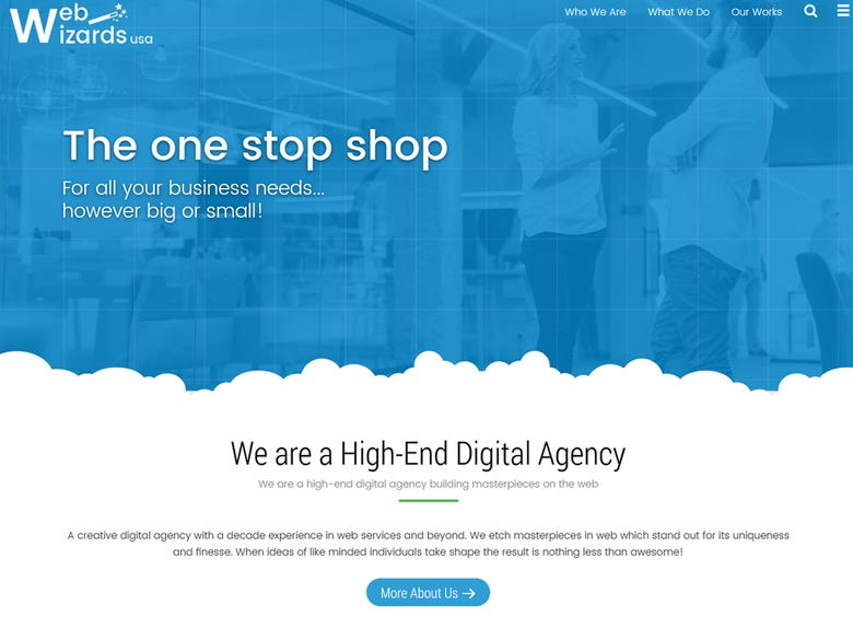 Website in Wordpress for a Digital Agency