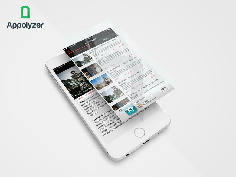 Aruba News App UI Design