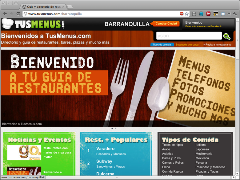 Tusmenus - Restaurant and Menus