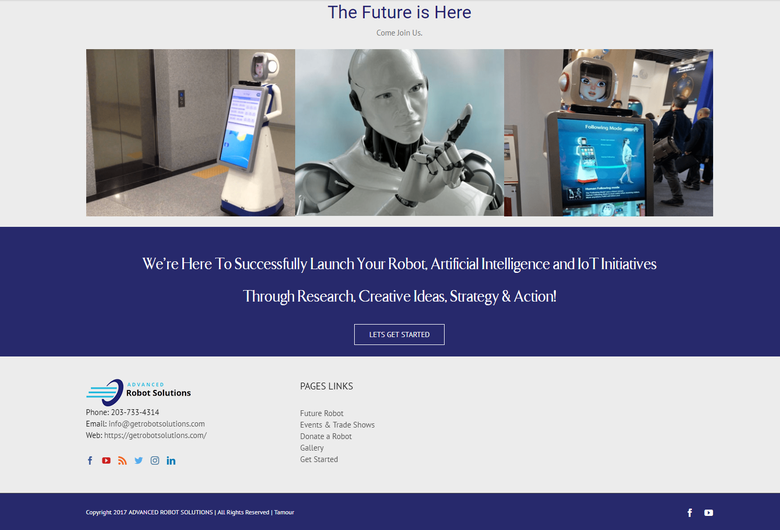 Advanced Robot Solutions Website