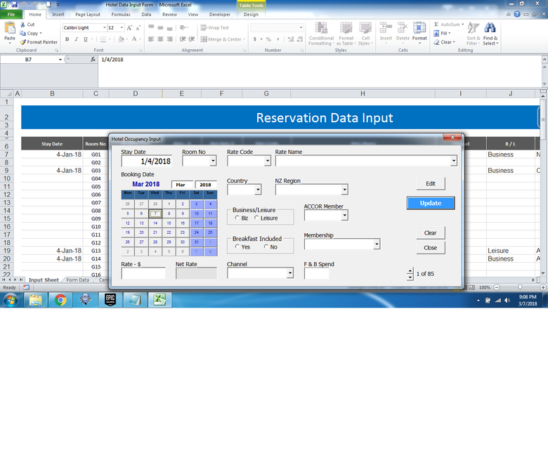 Input Form in Excel VBA