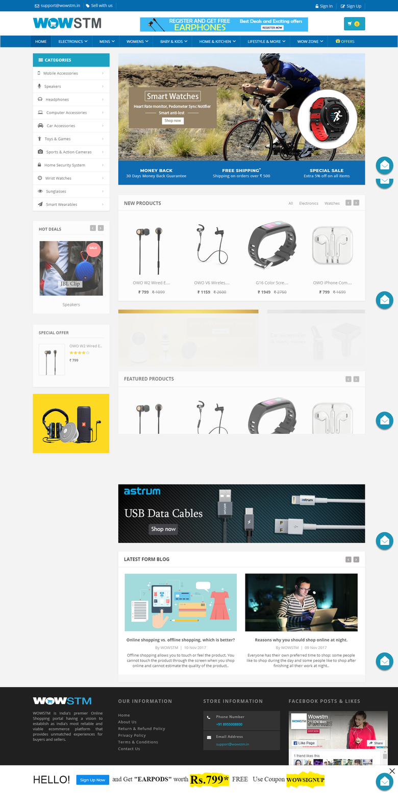 E Commerce Website with Multi Vendor Panel