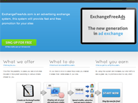 Exchange Free Ads system