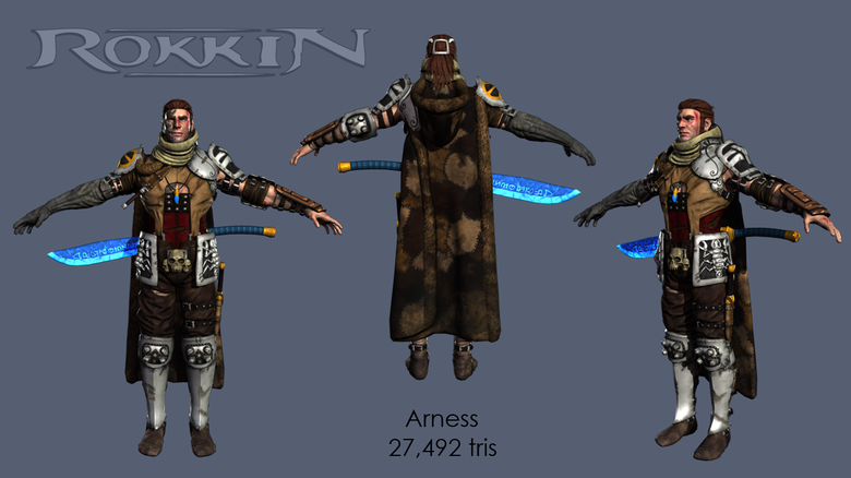 Arness of Rokkin - Character Model