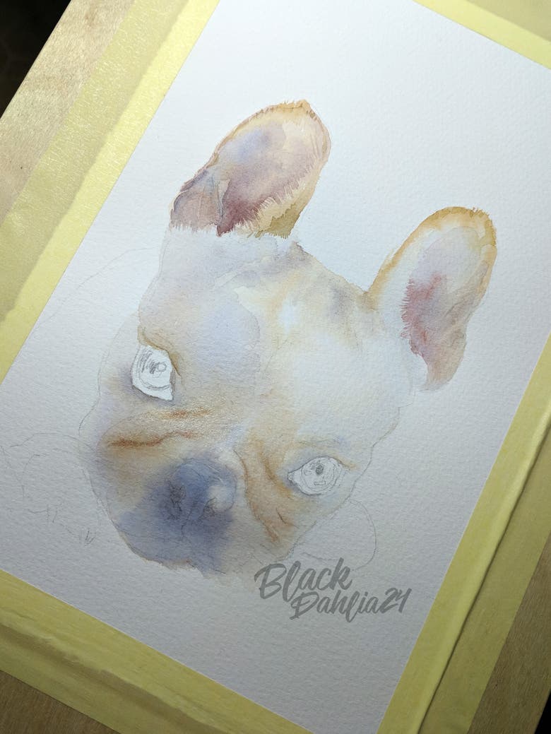 Watercolor portraits - best gift ever :)