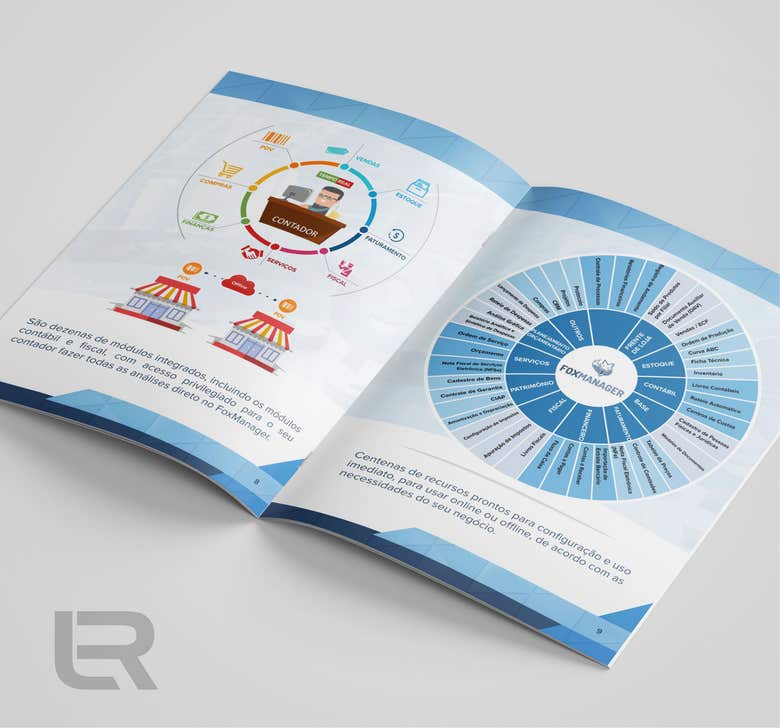 FoxManager brochure design