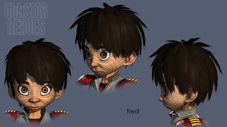 Red of Gunstar Heroes - Character Model