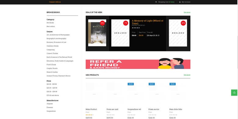 TextBookRanger : Customized Magento Book Shop