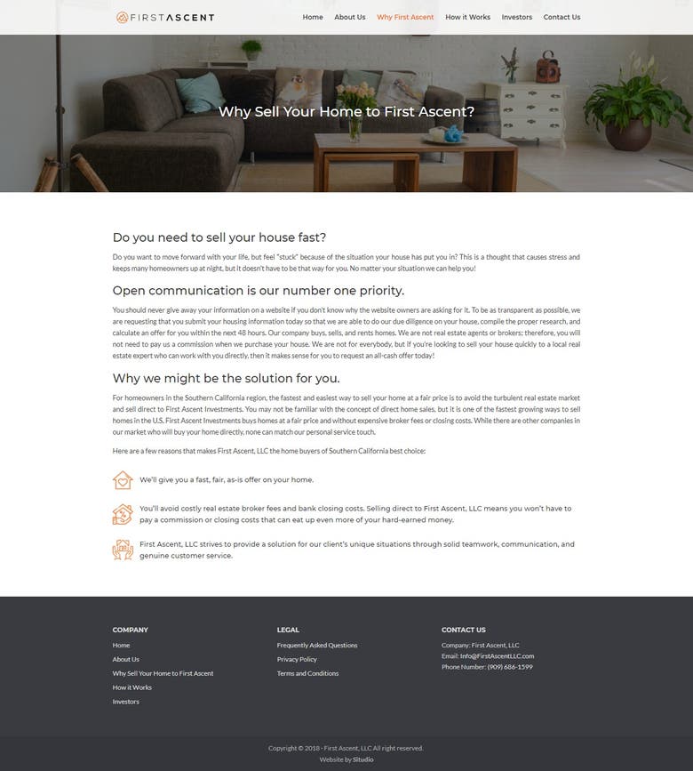 Website design for real estate