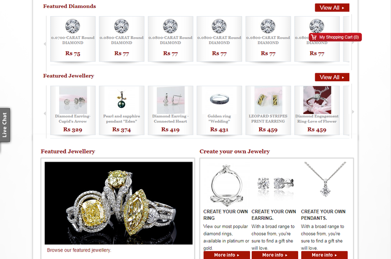Jewelry Store eCommerce