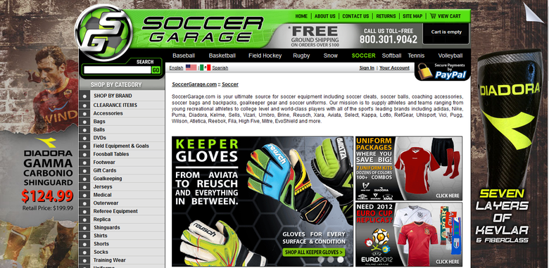 www.soccergarage.com