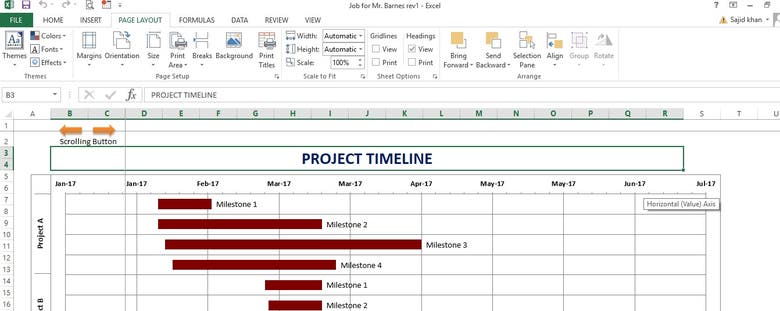 Excel VBA - Project Timeline