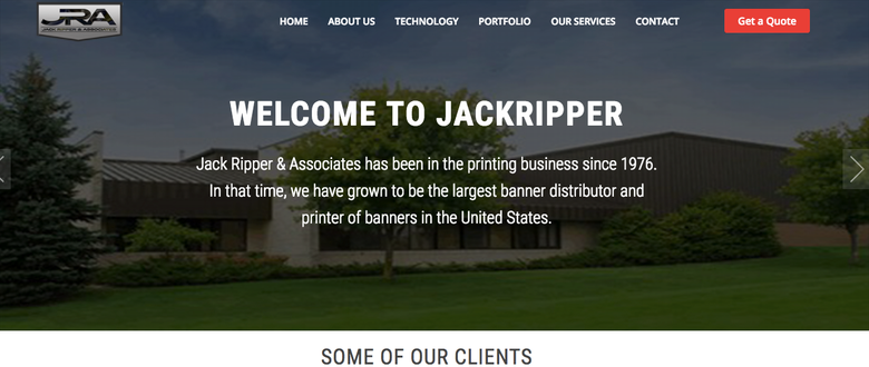 Jackripper for printing industry