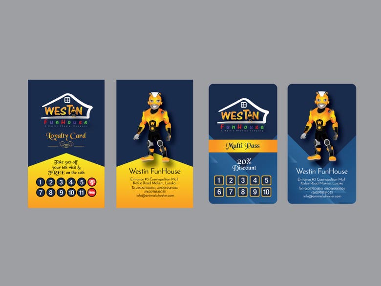Business cards and other card formats