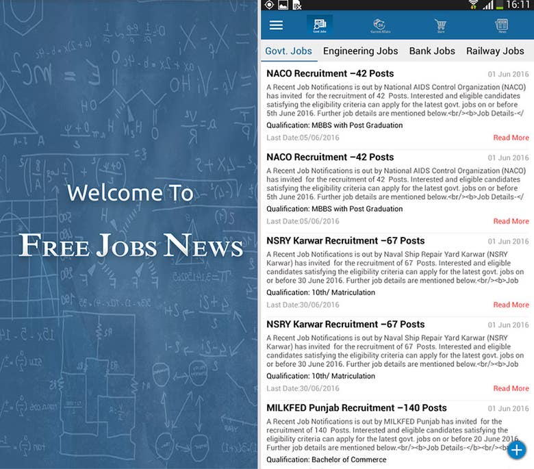 Free Jobs News