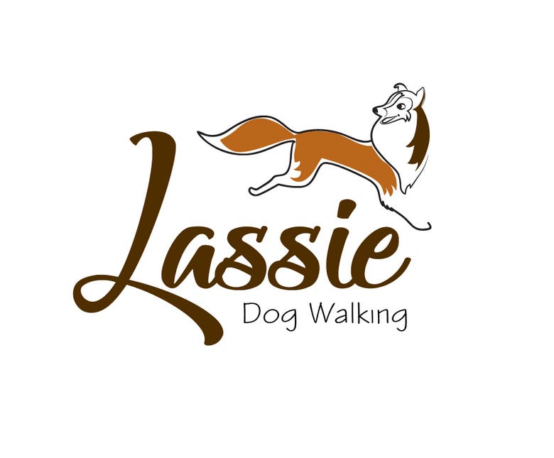 Lassie Dog walking