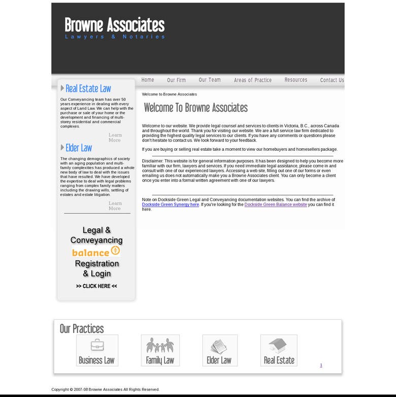 Browne Associates site