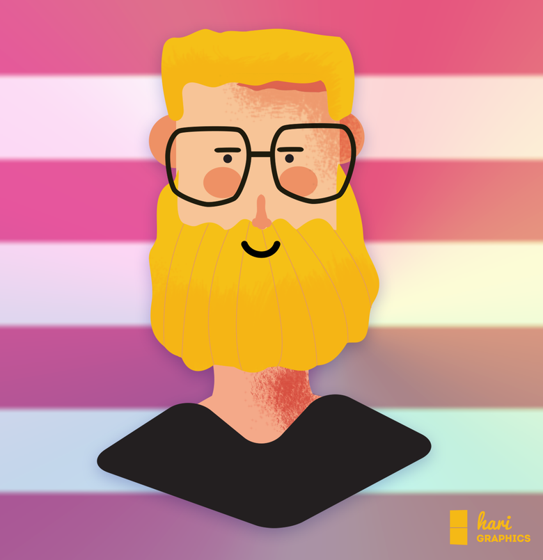 Yellow beard Geek
