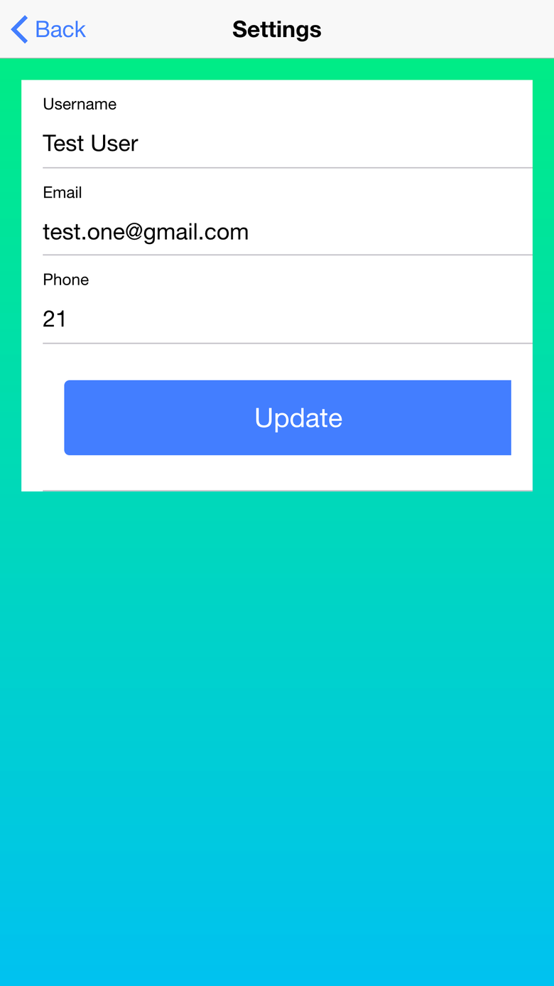 Ionic 3. Angular JS. Firebase db for chat. PHP backend.