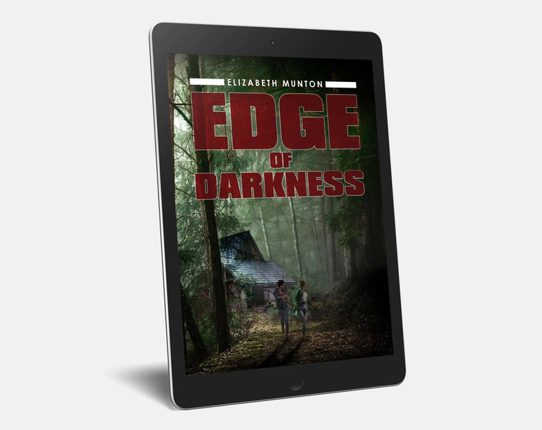 Edge of Darkness - book cover, typesetting and ebook