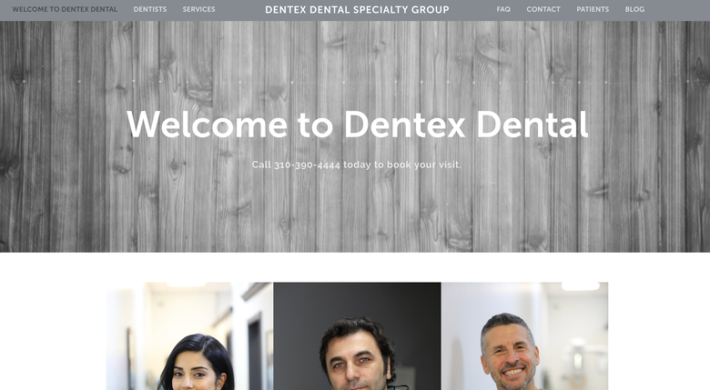 Dental office website and blog