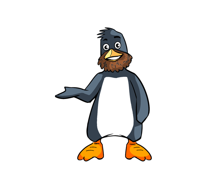 Penguin Character Illustration