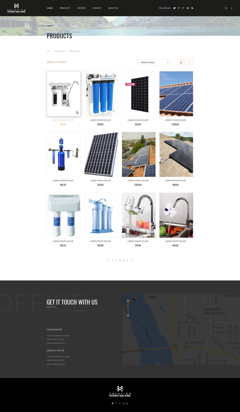 Web Design - Water Filtration Systems
