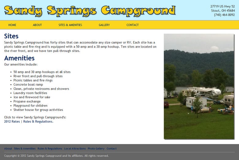 Campground Website