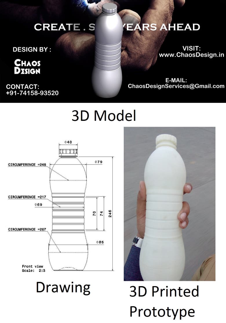 2D and 3D Modelling of Product