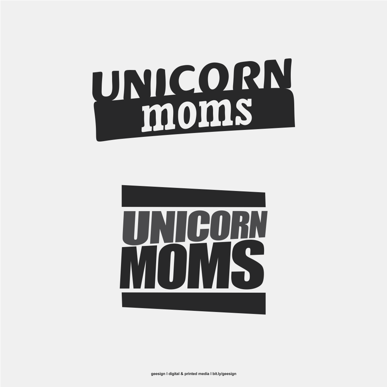 T-shirt prototype - Unicorn Moms