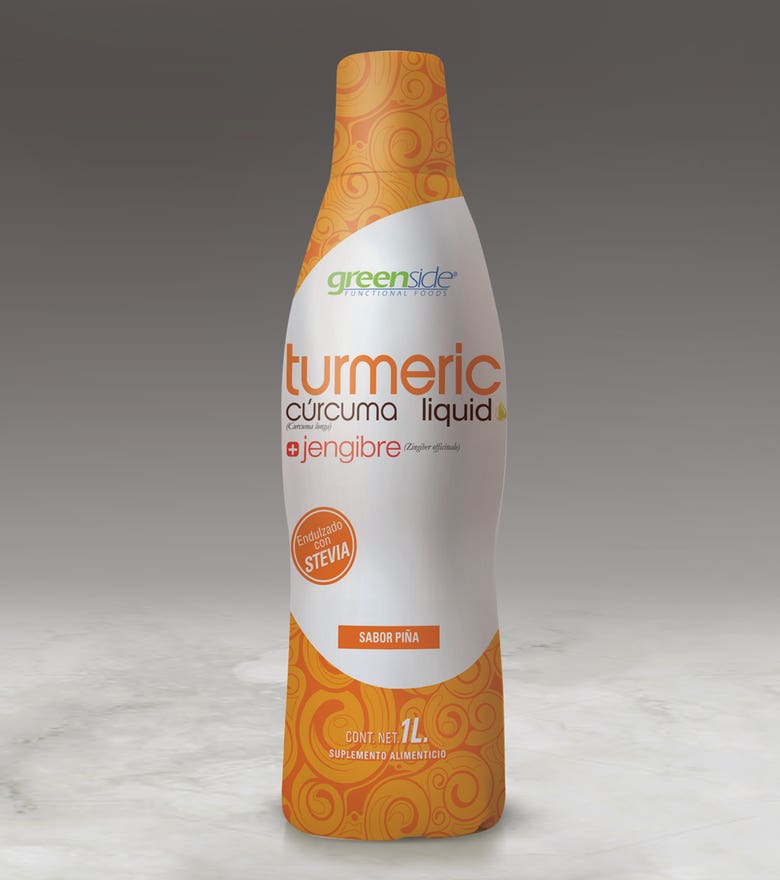 Turmeric Liquid & Caps Packaging