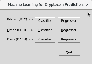 Machine Learning for Cryptocurrency Prediction.
