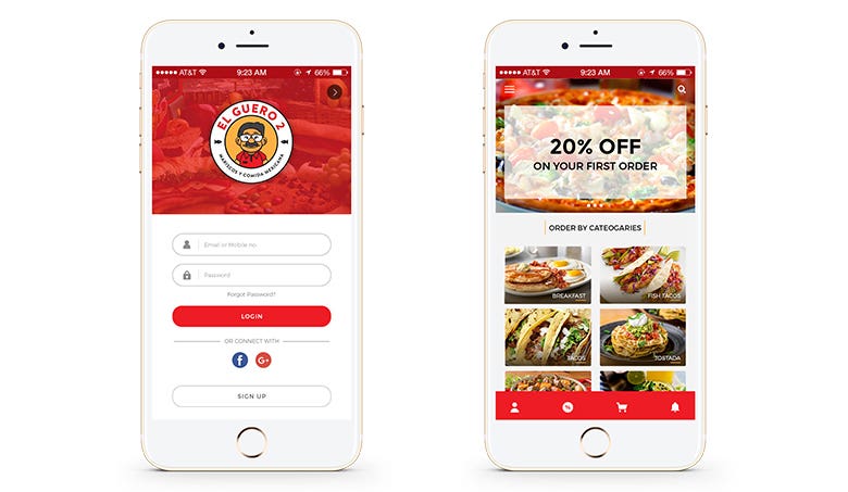 ELGUERO2 - Food order and delivery App