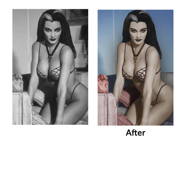 Photo Retouch and improvement of characters