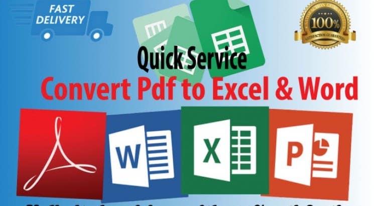 Convert Images Or Pdf Files To Word Or Excel