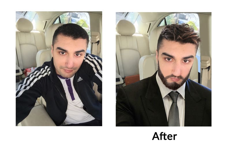 Photo Retouch and improvement of characters