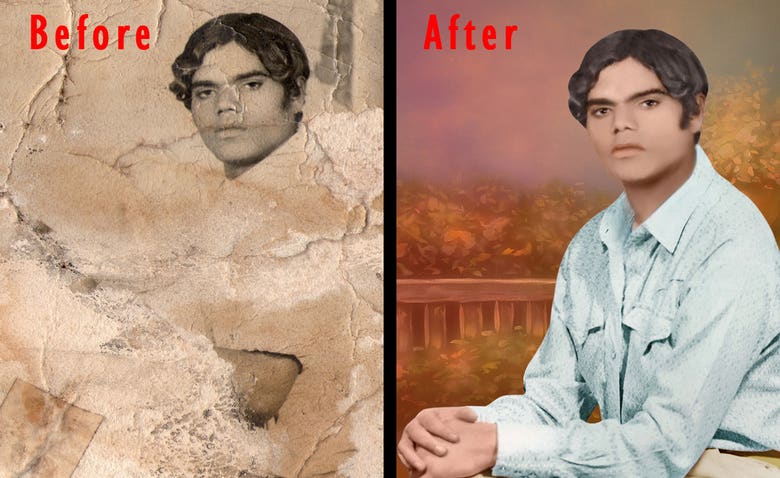 photo restoration