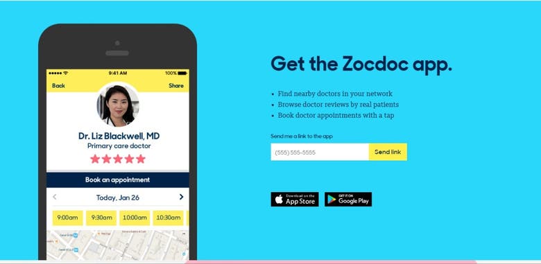 Android App - Zocdoc: Find a Doctor.
