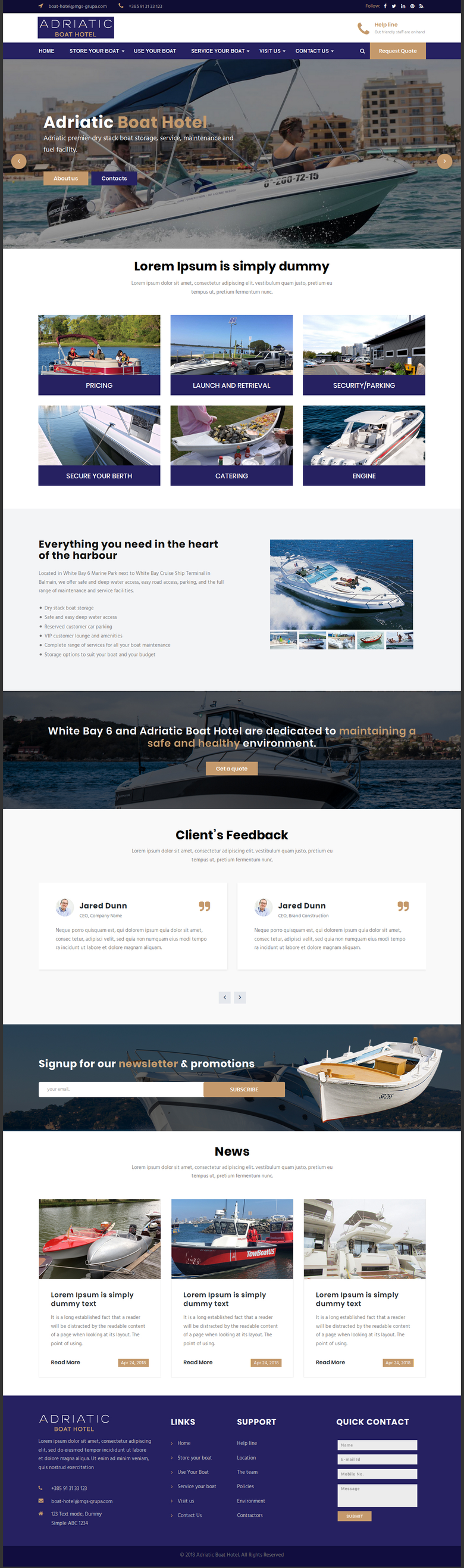 Boat Website