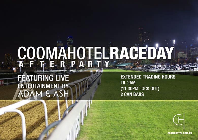 Cooma Hotel 2016 Melbourne Cup POS, Posters and Facebook
