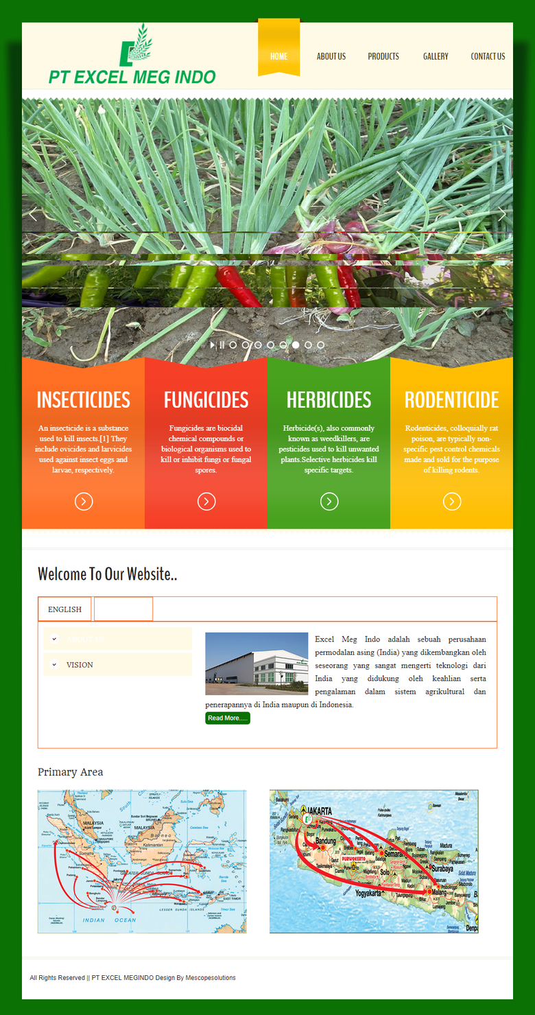 WordPress website -Agro Pesticides
