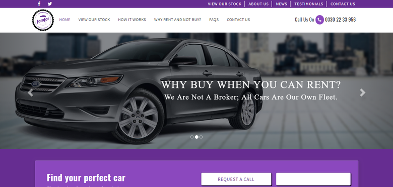 Car Rental Website in Code Igniter