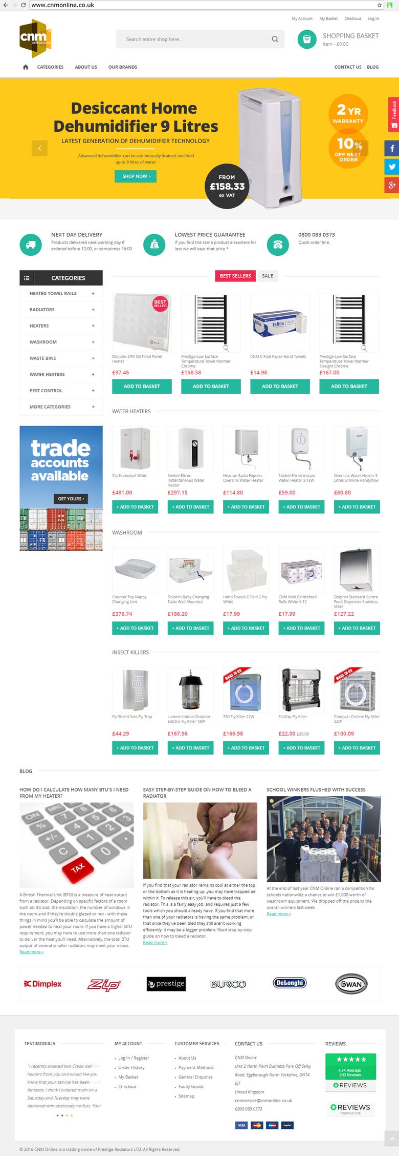 Appliances and Accessories - Magento