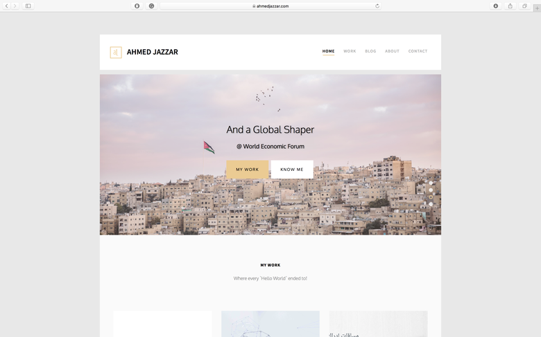 Ahmed Jazzar's Website
