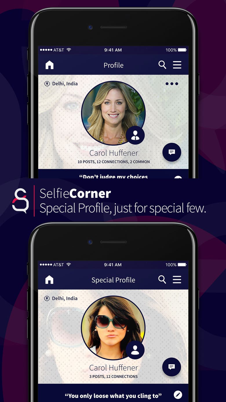 Selfie Corner iOS Application