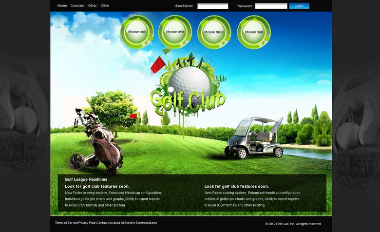 Golf website