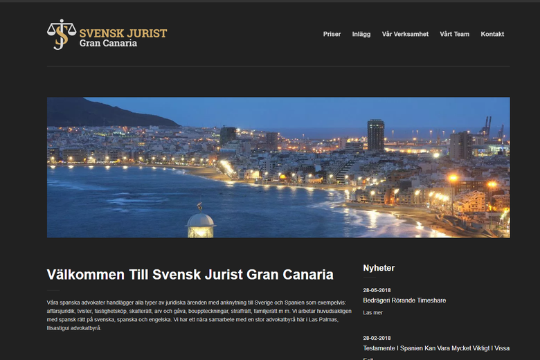 Svensk Jurist Gran Canaria site