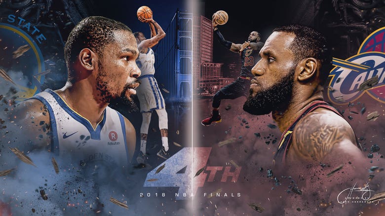 NBA Finals 2018 Warriors Vs. Cavs Design
