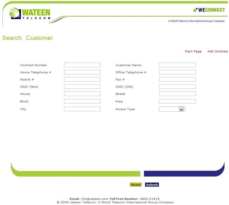 CRM System - Wateen Telecom